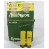Ammo, 20ga 2 3/4in 7 1/2shot full box plus 2