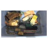 Tote of mixed cal ammo, all sells as is due to