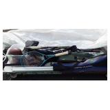 Sports lot: rackets, hockey sticks, Falls