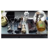 Household lamps: assortment of lamps and lamp