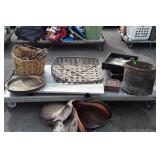 Country decor items including reproduction