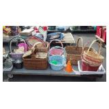 Basket group plus galvanized buckets and sombrero