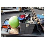 Large tote filled with holiday Decor, picture