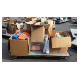 Boxes and totes of kids toys