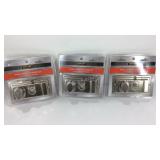 Three single cylinder dead-latch locks by Defiant