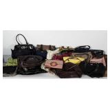 Lot of purses, lots of styles and colors. Most