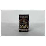 Chambers liquor bottle with case, 3.5"