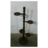 Wood and resin four tier plant stand.36" high.