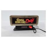 Advertising, Coors extra gold draft light and