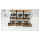 six clip on visor lights LED