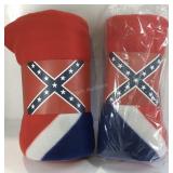 Two new confederate flag throw blankets