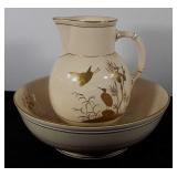 Water basin and and pitcher, bassin is 15",