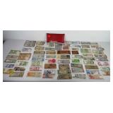 The Bowery bank bag full of foreign currency,