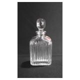Atlantic crystal decanter, 10"