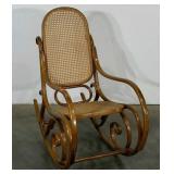 Caned rocking chair, in good condition