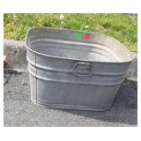 Square Galvanized Wash Tub