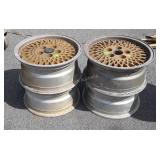 Set of 4 Automotive Alloy Wheels, 5 lug, 16x8s