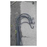 6 Iron Shepherds Planters Hooks, 7ft