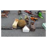 5 Bird Houses with one moss type  decor ball