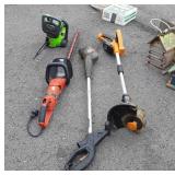 Lawn power tools, greenworks 12" chainsaw, B&D