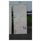 Door, 36x79" metal exterior commercial type,