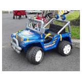 Jeep Wrangler battery operated car, Works, no