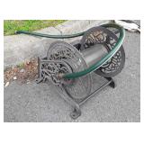 Metal wall mount hose reel