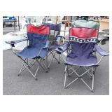 4-Folding Chairs in well used condition and sells