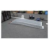 Two Aluminum Loading Ramps one 12" one 24" wide.