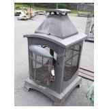 Glen Cayon Outdoor Fire Pit 4ft tall, door latch