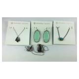 Jewelry, Kendra Scott brand three necklaces and a