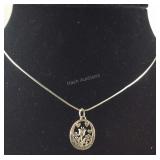 Sterling silver necklace "my daughter my love"