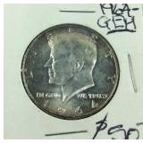 1964 Kennedy half dollar