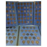 Two partial coin books buffalo nickels and