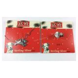 101 Dalmatians size 7 Sterling silver ring and