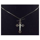 Sterling silver necklace 18in