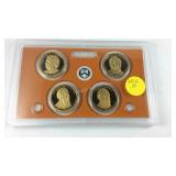 2011S golden presidential dollar coins