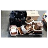 Skid lot: baskets and luggage. This item will be