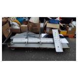 TV Stand, with smoke glass shelves, needs