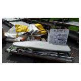 Skid of Misc. Housewares, Ironing board, coke