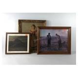 Wall art, framed masterpiece print group, Van