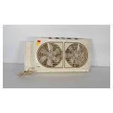 Holmes dual window fan. Each fan has separate