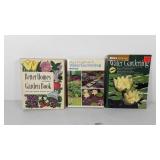 Three gardening books, includes Better Homes and