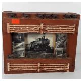 Western Maryland Railway shadow box, 3" x 12.5" x