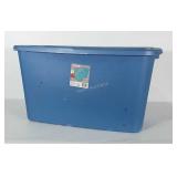 Sterlite 30 gallon storage tote with lid.