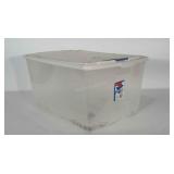 Rubbermaid Freshtops 19 gallon storage tote.