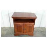 Riverside TV stand with swivel top, on wheels, 18