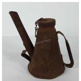 Mining teapot lamp, 7", marked RDG Co, Johnson