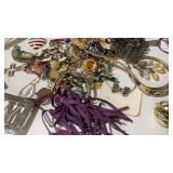 Bag costume jewelry, key chains, belt buckles