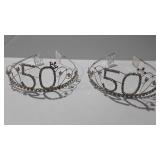 Two Tiaras celebrating 50th birthday